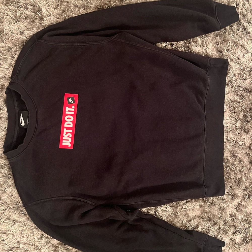 Nike just do it crew neck, black